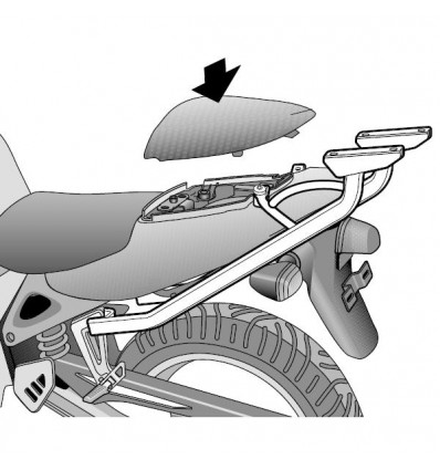 Portapacchi Shad per Suzuki SV 650 99-02