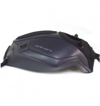 Copriserbatoio Bagster per Yamaha MT 07 in similpelle antracite e nero opaco Copriserbatoio Bagster per Yamaha MT 07 in similpelle antracite e nero opaco