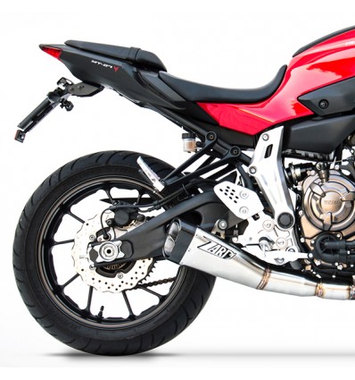 Scarico completo Zard 2 in 1 Omologato per Yamaha MT-07 Scarico completo Zard 2 in 1 Omologato per Yamaha MT-07