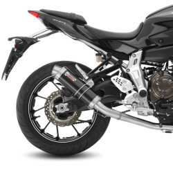 Marmitta Mivv GP Steel Black per Yamaha MT-07 Marmitta Mivv GP Steel Black per Yamaha MT-07