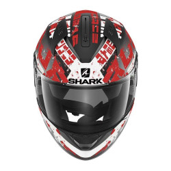 Casco Shark Helmets Ridill grafica Kengal nero, bianco e rosso Casco Shark Helmets Ridill grafica Kengal nero, bianco e rosso