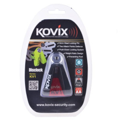 Bloccadisco Kovix KV1 con perno da 5mm nero Bloccadisco Kovix KV1 con perno da 5mm nero