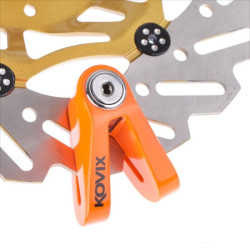 Bloccadisco Kovix KV1 con perno da 5mm arancio Bloccadisco Kovix KV1 con perno da 5mm arancio