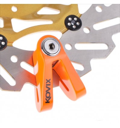 Bloccadisco Kovix KV1 con perno da 5mm arancio Bloccadisco Kovix KV1 con perno da 5mm arancio