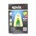 Bloccadisco Kovix KV2 con perno da 14mm gialo fluo Bloccadisco Kovix KV2 con perno da 14mm gialo fluo