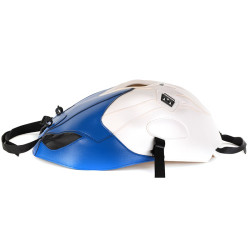Copriserbatoio Bagster per BMW S1000R dal 2014 in similpelle blu e bianco