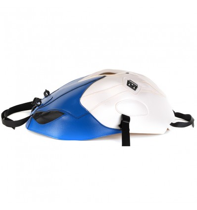Copriserbatoio Bagster per BMW S1000R dal 2014 in similpelle blu e bianco