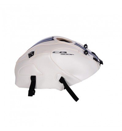 Copriserbatoio Bagster per Honda CB 500F dal 2016 in similpelle bianco, blu e rosso Copriserbatoio Bagster per Honda CB 500F dal 2016 in similpelle bianco, blu e rosso