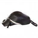 Copriserbatoio Bagster per Kawasaki ZX-10R dal 2011 in similpelle nero opaco e bianco