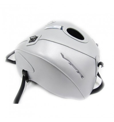 Copriserbatoio Bagster per Honda VFR 800F dal 2014 in similpelle argento