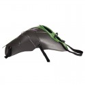 Copriserbatoio Bagster per Kawasaki Z1000 dal 2014 in similpelle grigio e verde Copriserbatoio Bagster per Kawasaki Z1000 dal 2014 in similpelle grigio e verde