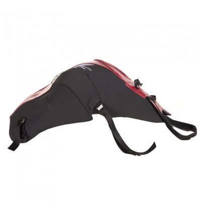 Copriserbatoio Bagster per Kawasaki Z1000 dal 2014 in similpelle nero opaco e rosso