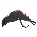 Copriserbatoio Bagster per Kawasaki Z1000 dal 2014 in similpelle nero opaco e rosso Copriserbatoio Bagster per Kawasaki Z1000 dal 2014 in similpelle nero opaco e rosso