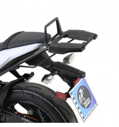 Portapacchi nero Hepco & Becker Alu Rack per Kawasaki Z650 Portapacchi nero Hepco & Becker Alu Rack per Kawasaki Z650