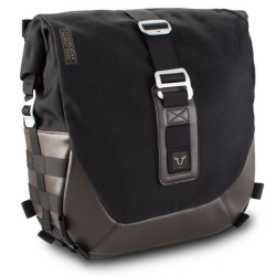 Borsa laterale SW-Motech Legend Gear LS2 da 13,5 lt in tessuto e pelle nera Borsa laterale SW-Motech Legend Gear LS2 da 13,5 lt in tessuto e pelle nera