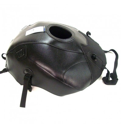 Copriserbatoio Bagster per Triumph Speed Triple 1050 11-15 in similpelle nero e nero opaco