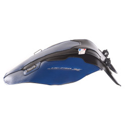 Copriserbatoio Bagster per Honda NC 750X dal 2016 in similpelle blu perlato e nero opaco