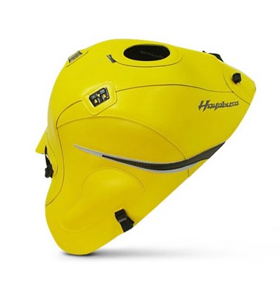 Copriserbatoio Bagster per Suzuki GSX 1300R Hayabusa 08-18 giallo surf, triangolo nero e grigio chiaro Copriserbatoio Bagster per Suzuki GSX 1300R Hayabusa 08-18 giallo surf, triangolo nero e grigio chiaro
