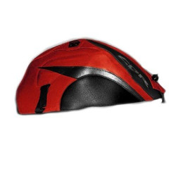 Copriserbatoio Bagster per Honda CB 1000R 08-17 in similpelle rosso scuro e nero opaco