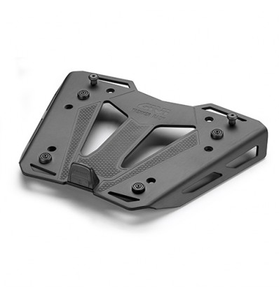 Piastra Givi M8B Monokey in alluminio nero per portapacchi Givi Monorack FZ Piastra Givi M8B Monokey in alluminio nero per portapacchi Givi Monorack FZ