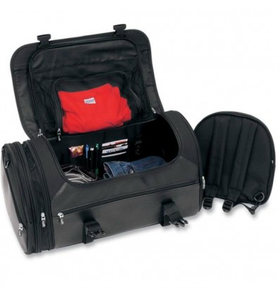 Borsa a rullo Saddlemen Deluxe Rack bag nera da 55 litri Borsa a rullo Saddlemen Deluxe Rack bag nera da 55 litri