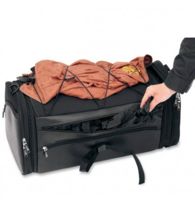 Borsa a rullo Saddlemen Deluxe Rack bag nera da 55 litri Borsa a rullo Saddlemen Deluxe Rack bag nera da 55 litri