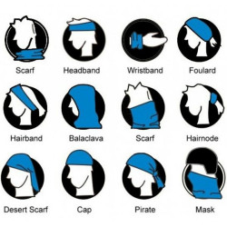 Collare bandana John Doe Tunnel grafica JD Classic Collare bandana John Doe Tunnel grafica JD Classic