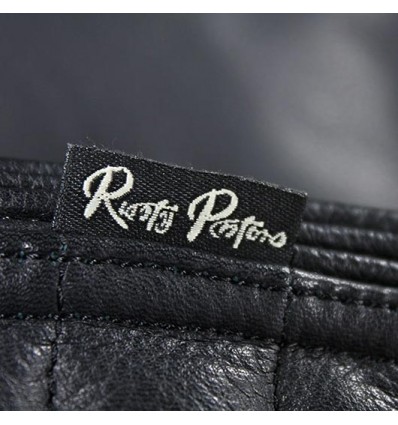 Giacca da moto in pelle Rusty Pistons Logan nera Giacca da moto in pelle Rusty Pistons Logan nera