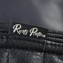 Giacca da moto in pelle Rusty Pistons Logan nera Giacca da moto in pelle Rusty Pistons Logan nera