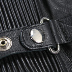 Giacca da moto in pelle Rusty Pistons Logan nera Giacca da moto in pelle Rusty Pistons Logan nera