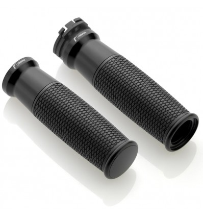 Manopole Rizoma Urlo per Harley Davidson nere Manopole Rizoma Urlo per Harley Davidson nere