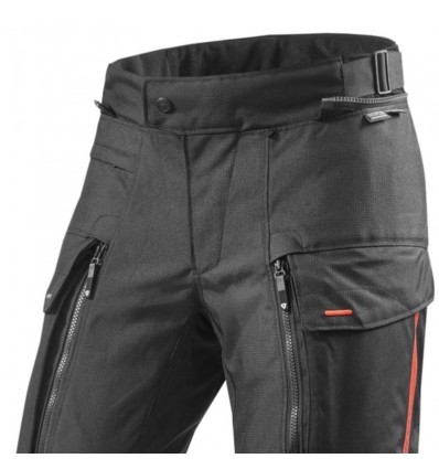 Pantaloni da moto Revit Sand 3 neri Pantaloni da moto Revit Sand 3 neri