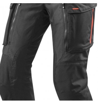 Pantaloni da moto Revit Sand 3 neri Pantaloni da moto Revit Sand 3 neri