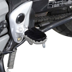 Pedane SW-Motech regolabili touring/offroad con gommino estraibile per Honda XL 650V e XL 700V Transalp
