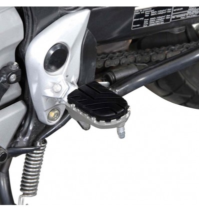 Pedane SW-Motech regolabili touring/offroad con gommino estraibile per Honda XL 650V e XL 700V Transalp