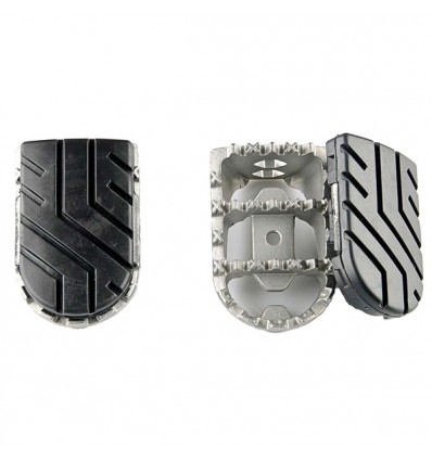 Pedane SW-Motech regolabili touring/offroad con gommino estraibile per HusqvarnaTR 650 Strada/Terra Pedane SW-Motech regolabili touring/offroad con gommino estraibile per HusqvarnaTR 650 Strada/Terra