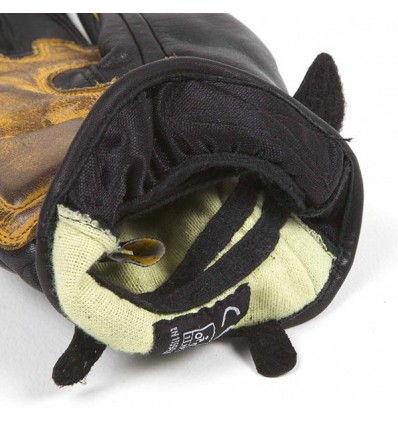 Guanti da moto in pelle Helstons Vitesse Pro neri Guanti da moto in pelle Helstons Vitesse Pro neri