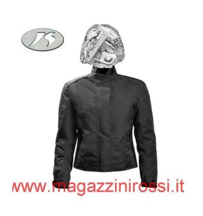 Giacca da moto Jollisport da donna Sandy nera solo tagl Giacca da moto Jollisport da donna Sandy nera solo tagl