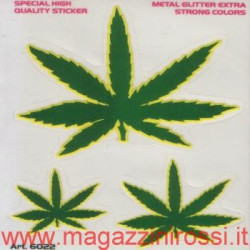 Set adesivi piccolo 4R Fantasia Marjuana