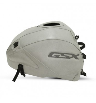 Copriserbatoio Bagster per Suzuki GSX 1400 in similpelle grigio chiaro