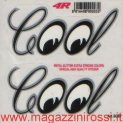 Set Adesivi  piccolo 4R scritta Cool