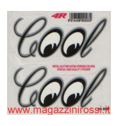 Set Adesivi  piccolo 4R scritta Cool