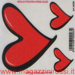 Set Adesivi  piccolo Fantasia cuori - Heart Art