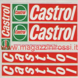 Set adesivi 4R logo Castrol