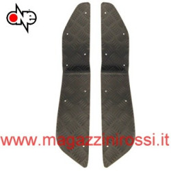 Pedane alluminio ONE Yamaha T-Max 500  01-07 nere mando