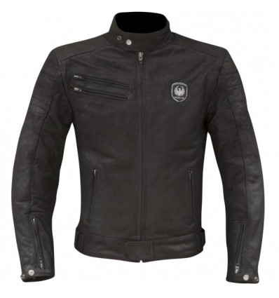 Giacca da moto in pelle Merlin modello Alton marrone Giacca da moto in pelle Merlin modello Alton marrone