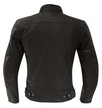 Giacca da moto in pelle Merlin modello Alton marrone Giacca da moto in pelle Merlin modello Alton marrone