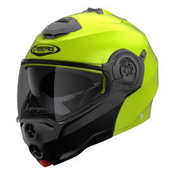 Casco Caberg Droid Hi Vizion apribile doppia visiera giallo fluo Casco Caberg Droid Hi Vizion apribile doppia visiera giallo fluo
