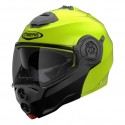 Casco Caberg Droid Hi Vizion apribile doppia visiera giallo fluo Casco Caberg Droid Hi Vizion apribile doppia visiera giallo fluo