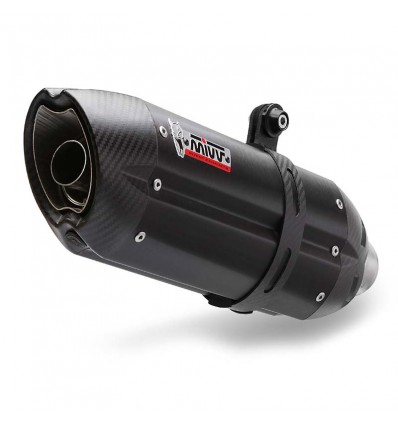 Terminale Mivv Suono Black Inox nero per Yamaha R6 99-02